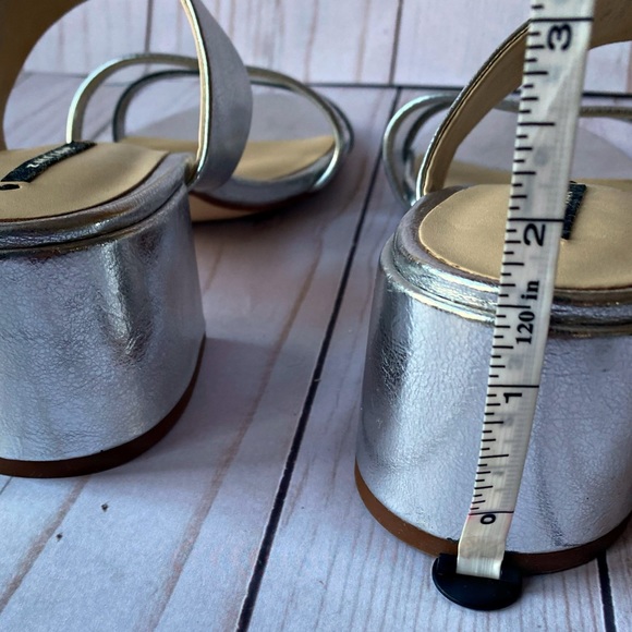 Authentic Zara Silver Slides/Mules - Picture 7 of 7